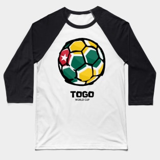 Togo Football Country Flag Baseball T-Shirt